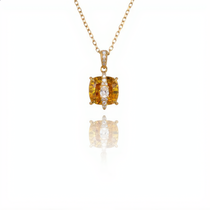 Radiant Square Gem Set | Gold