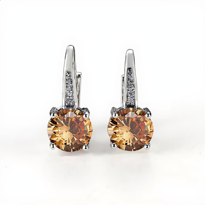 Elegant Crystal Earrings | Gold