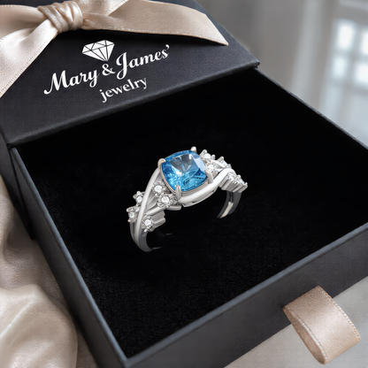 Ice Blossom Gem Ring | Silver