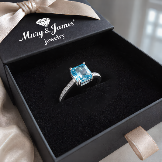 Sky Blue Ring | Silver