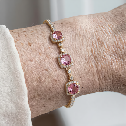 Elegant Crystal Bracelet | Gold