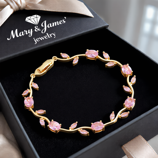 Delicate Leaf Bracelet| Gold