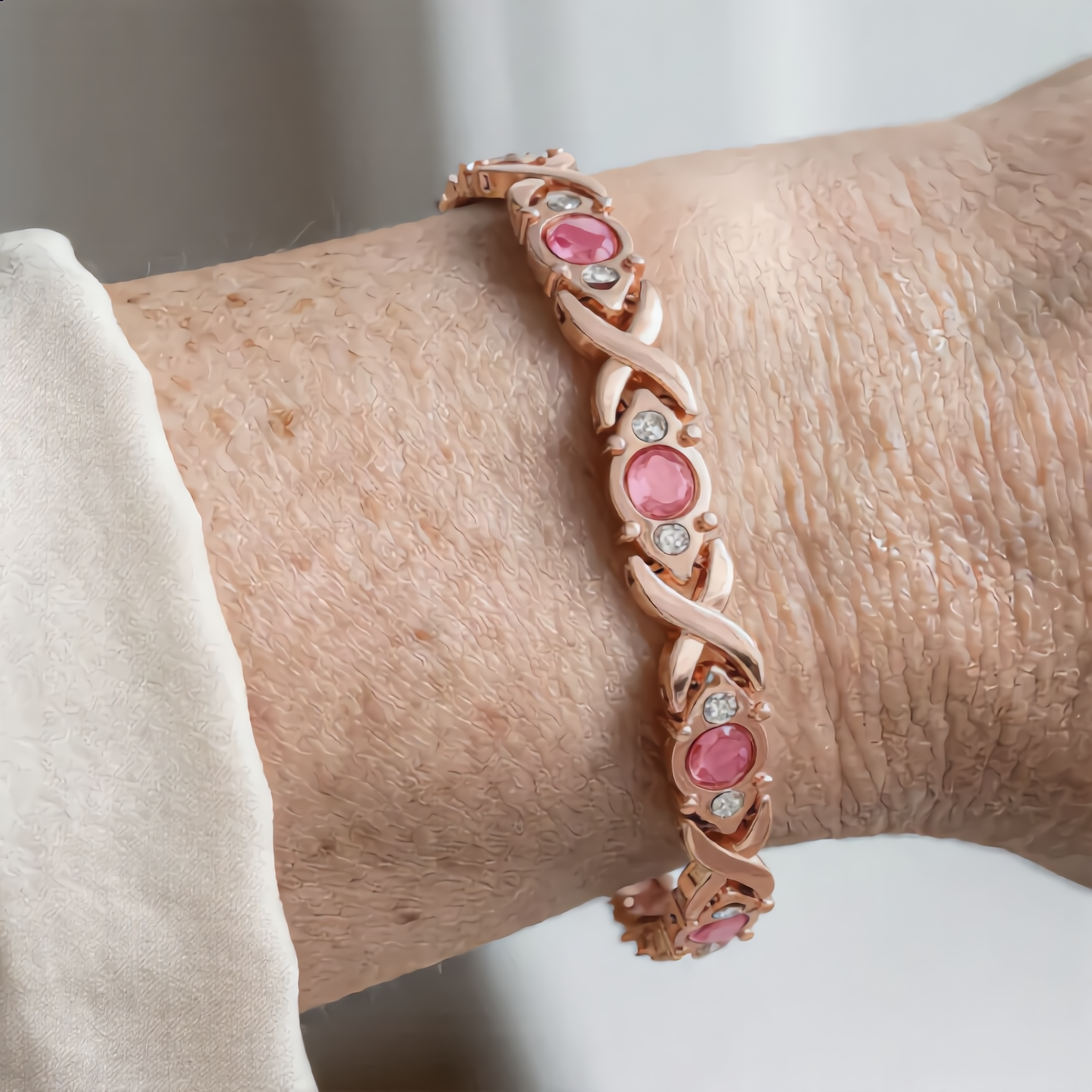 Eternal Gemstone Bracelet | Rose Gold