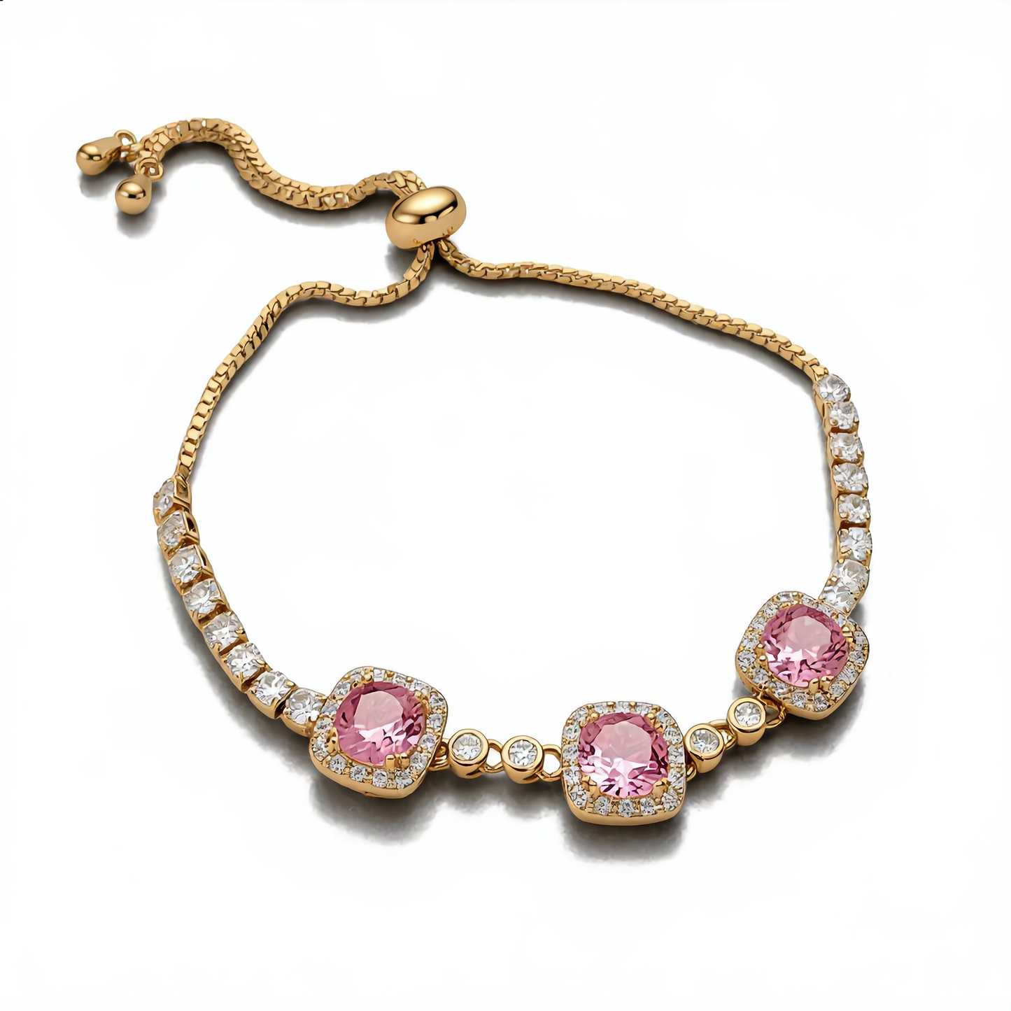 Elegant Crystal Bracelet | Gold