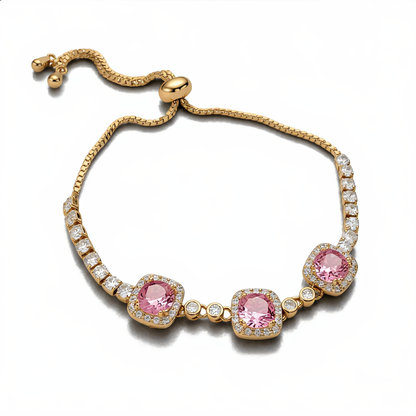Elegant Crystal Bracelet | Gold