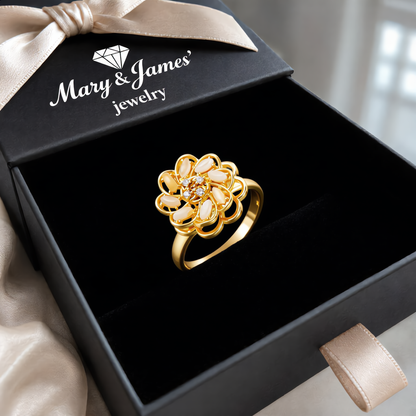Blooming Floral Ring | Gold