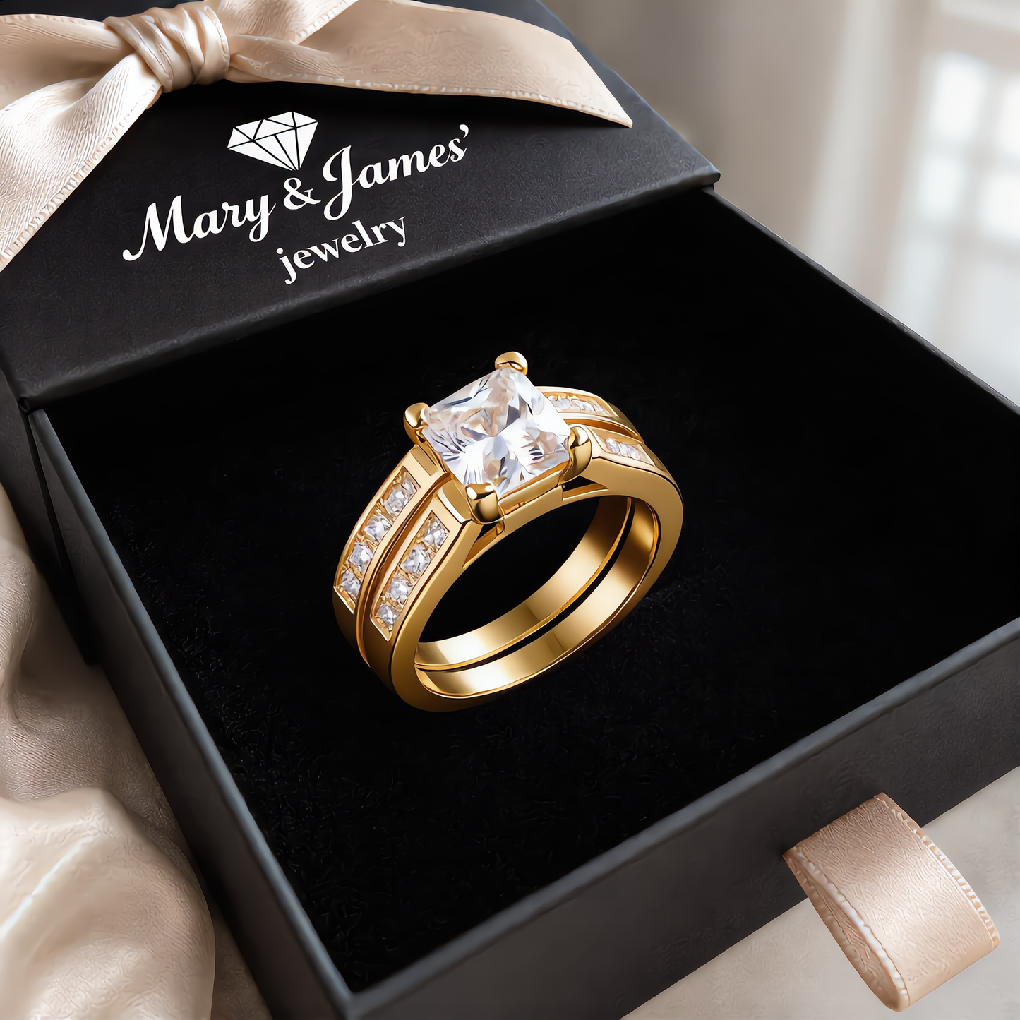 Luxury Double Band Ring | Gold