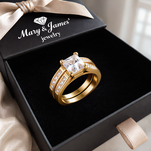 Luxury Double Band Ring | Gold