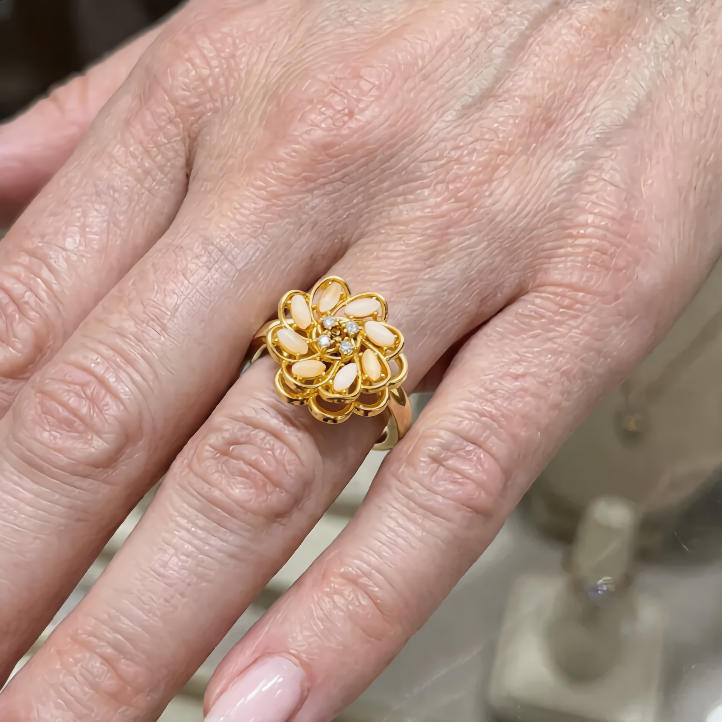 Blooming Floral Ring | Gold