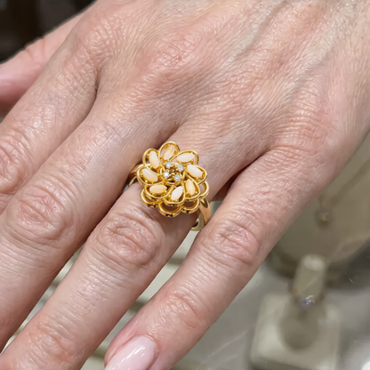 Blooming Floral Ring | Gold