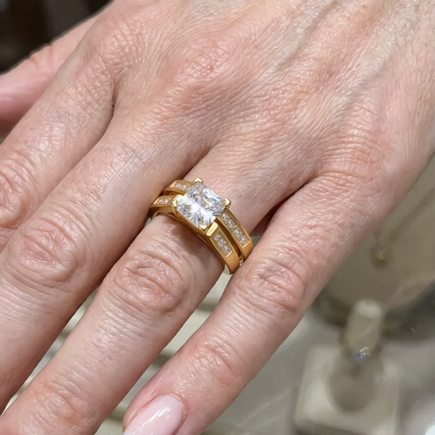 Luxury Double Band Ring | Gold