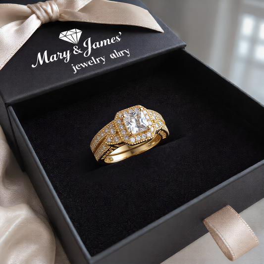 Luxury Pavé Setting Ring | Gold