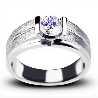 Classic Crystal Solitaire Ring | Rose Gold