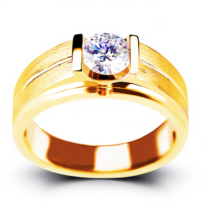 Classic Crystal Solitaire Ring | Rose Gold