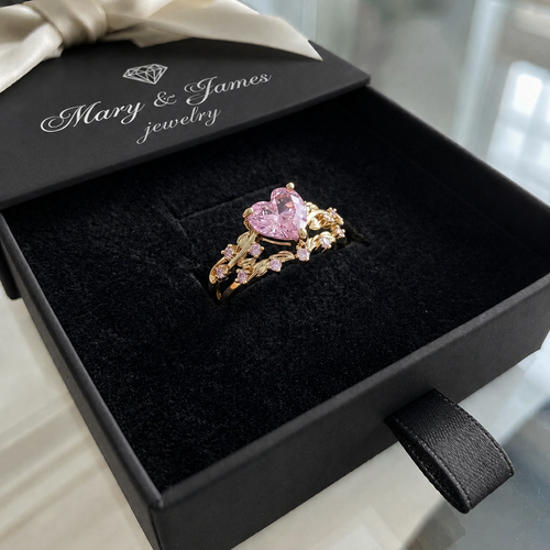 Petalheart Garden Ring Set | Gold