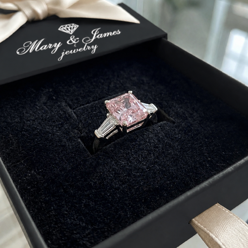 Pink Verve Ring | White Gold