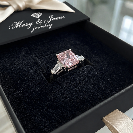Pink Verve Ring | White Gold