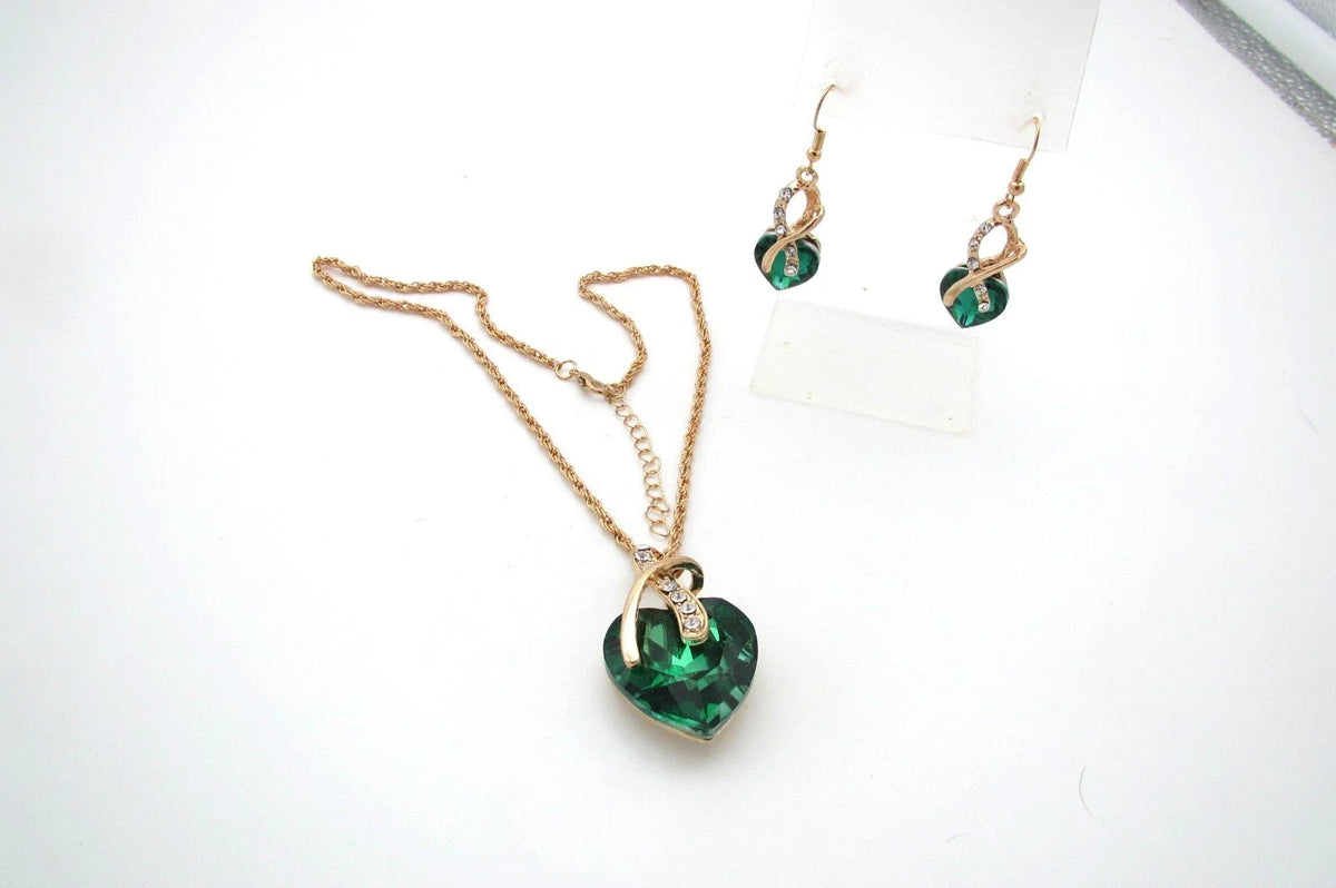 Selena Marisse Jewelry emerald | Gold